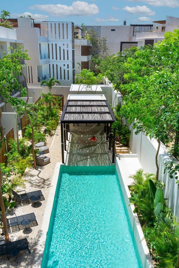 Apartamento Studio Wterrace, Hammock, And Pool Access Tulum Exterior foto