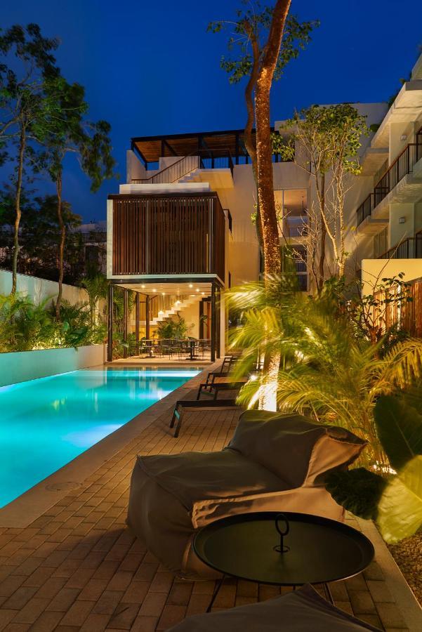 Apartamento Studio Wterrace, Hammock, And Pool Access Tulum Exterior foto